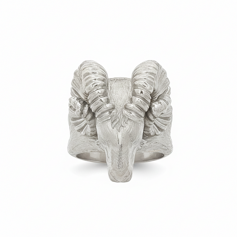 Ram Head Statement Ring 71126