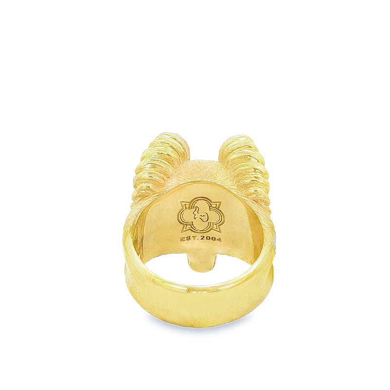 Ram Head Statement Ring 71126