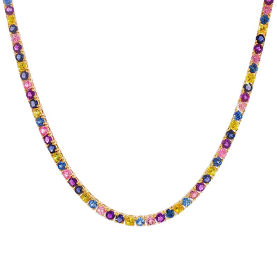 10 Pointer Multicolor Tennis Chain 71396
