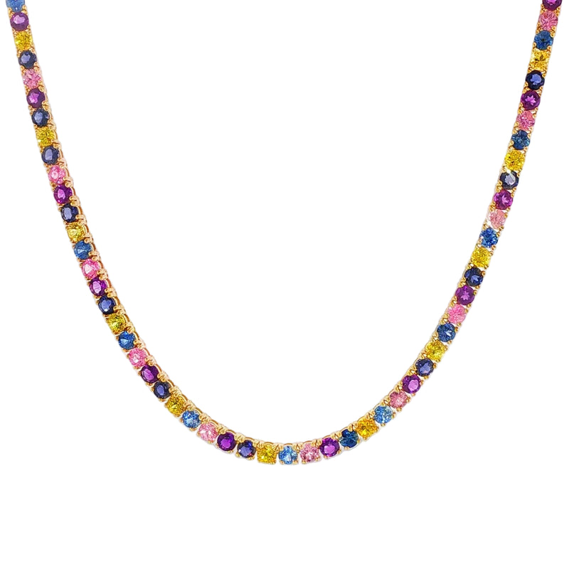 10 Pointer Multicolor Tennis Chain 71396
