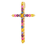 Multicolor Cross Pendant 71397