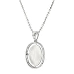 LIMITED Prong Diamond Jesus Pendant & Moon cut chain  71403
