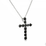 Black Diamond Cross Pendant Set 70899