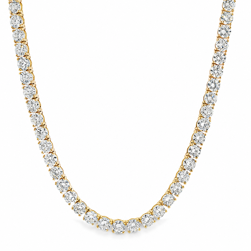 75 Pt Diamond Tennis Chain 71716