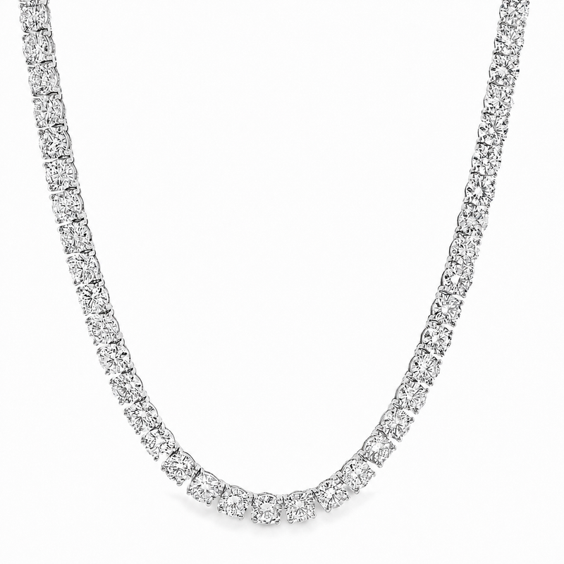 75 Pt Diamond Tennis Chain 71716
