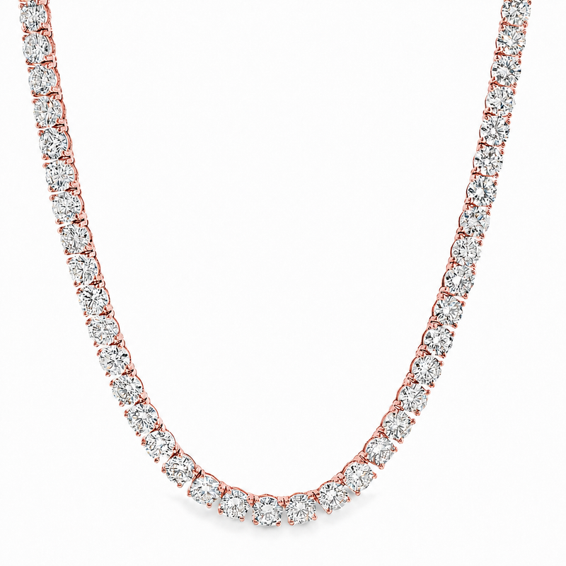 75 Pt Diamond Tennis Chain 71716