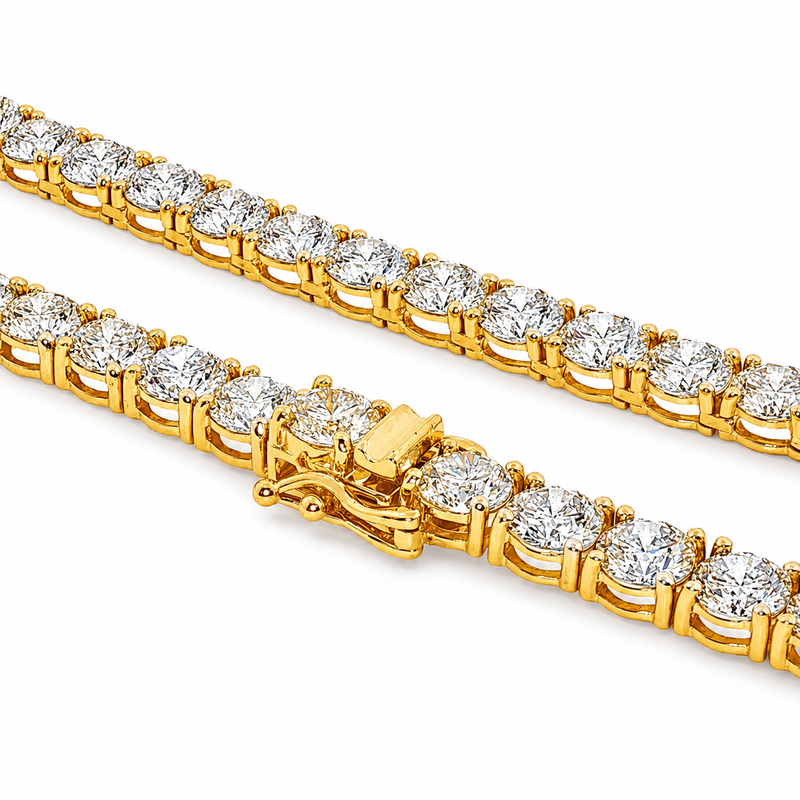 75 Pt Diamond Tennis Chain 71716