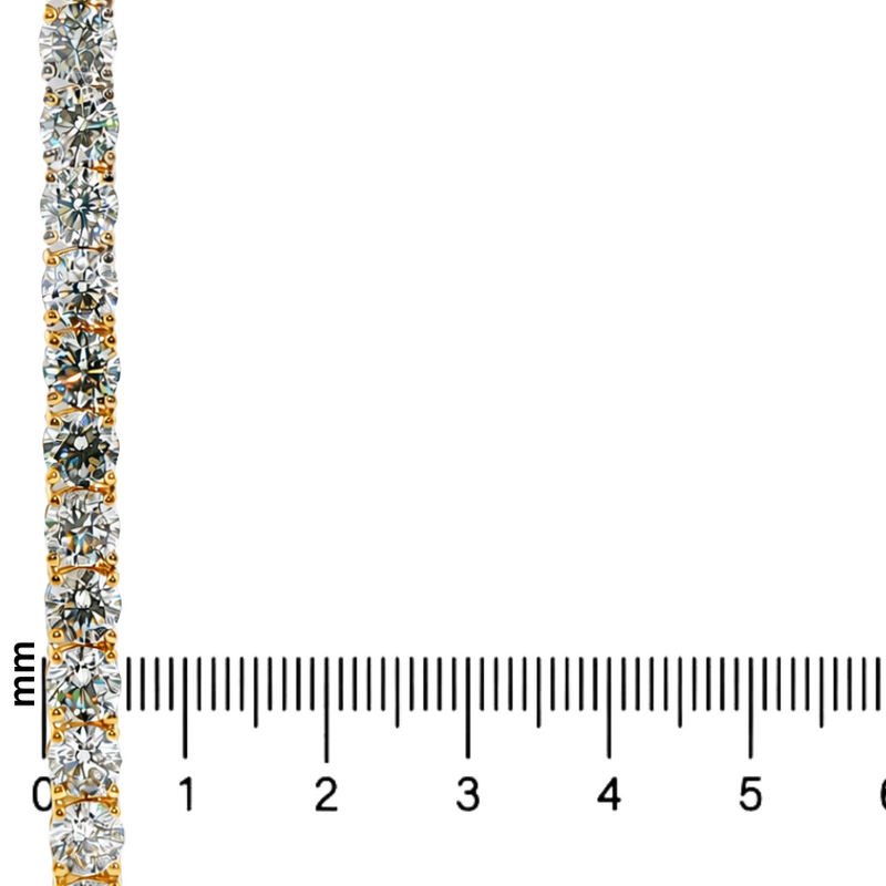 75 Pt Diamond Tennis Chain 71716