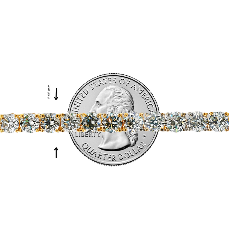 75 Pt Diamond Tennis Chain 71716