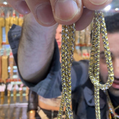 3mm Diamond Cut Franco Chain (Pineapple Finish) 71331
