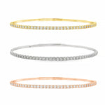 Flexible Diamond Bangle Bracelet 69836
