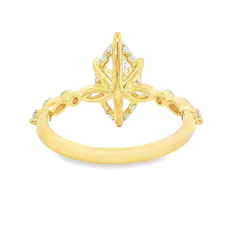 Marquise Diamond Engagement Ring 70845