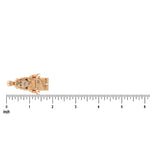 TraxNYC Solid Gold Block Jesus Pendant 70904