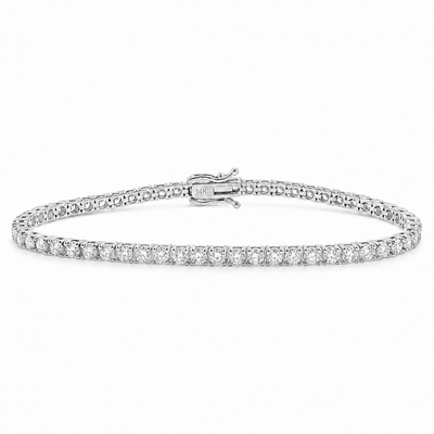 7 Pt Lab Diamond Tennis Bracelet 71775