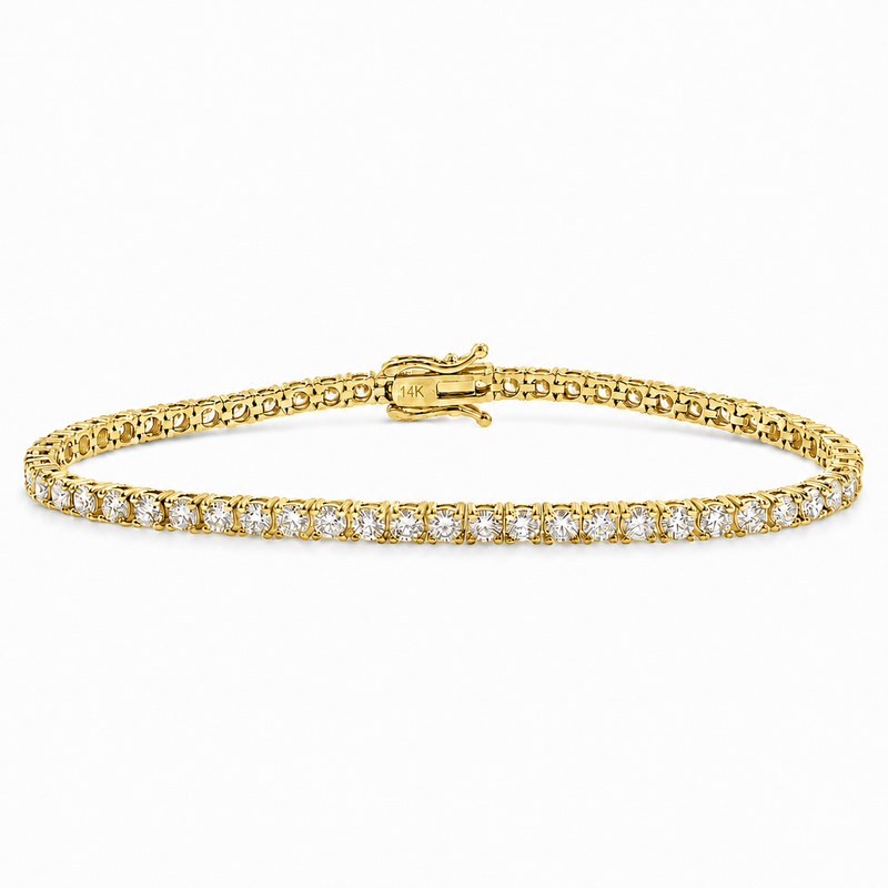 7 Pt Lab Diamond Tennis Bracelet 71775