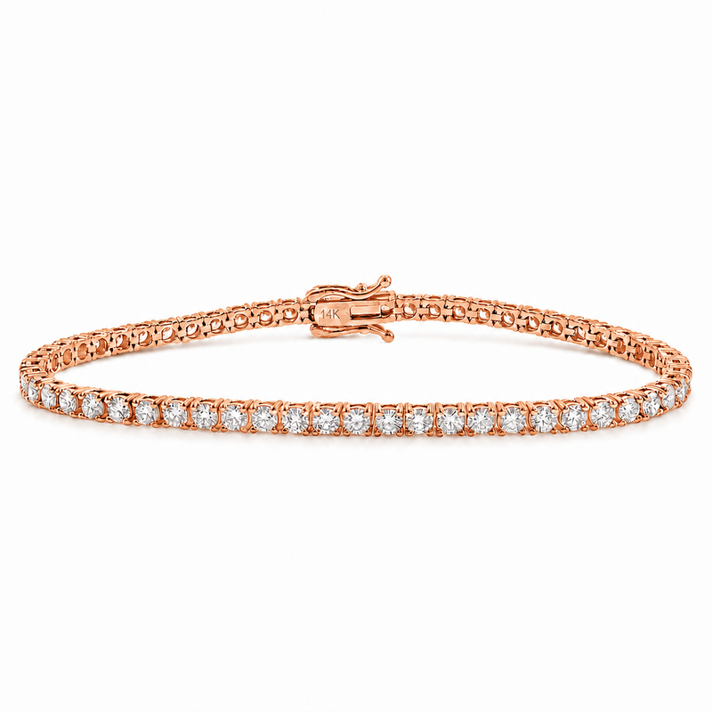 7 Pt Lab Diamond Tennis Bracelet 71775