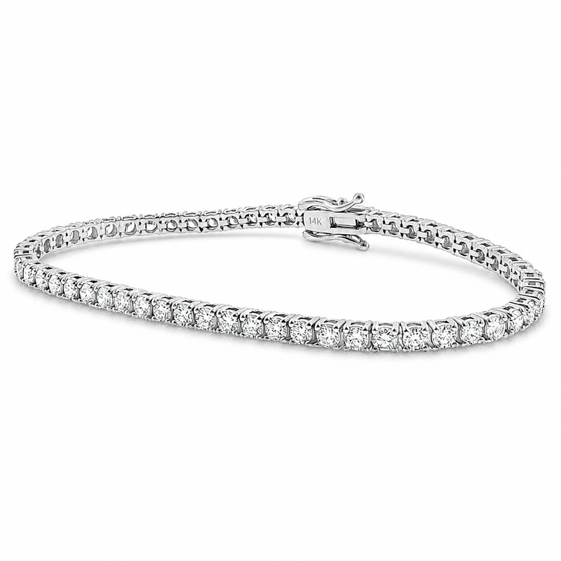 7 Pt Lab Diamond Tennis Bracelet 71775