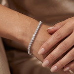 7 Pt Lab Diamond Tennis Bracelet 71775