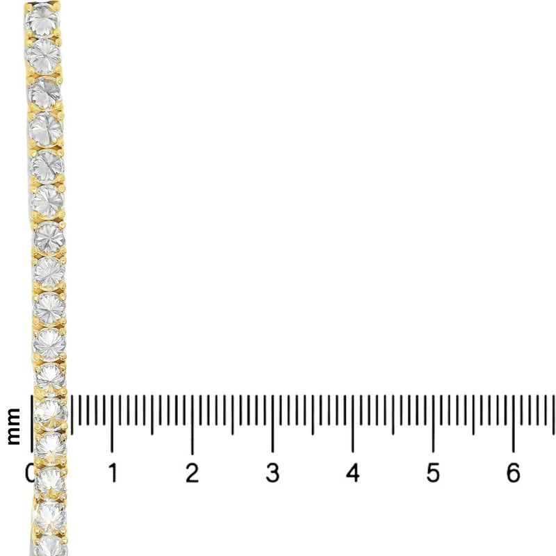 14K Gold 25 Pt Upside Down Lab Diamond Tennis Bracelet, photo 8 of 9