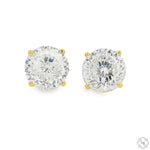 8 CT Portuguese Diamond Earrings 70876 - Image 1