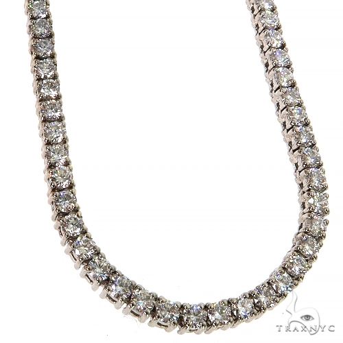 14K Gold tennis chain, 3.2 mm, photo 2 of 5