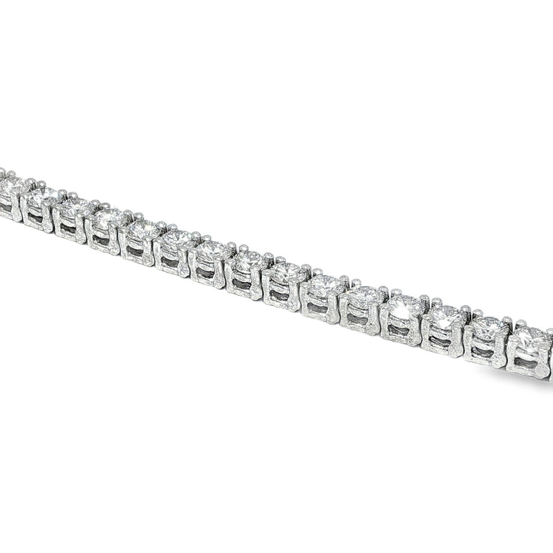 Platinum diamond tennis bracelet – view 5 of 7, TraxNYC item 71093