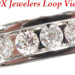 White Octostone Ring 8574 - Image 3