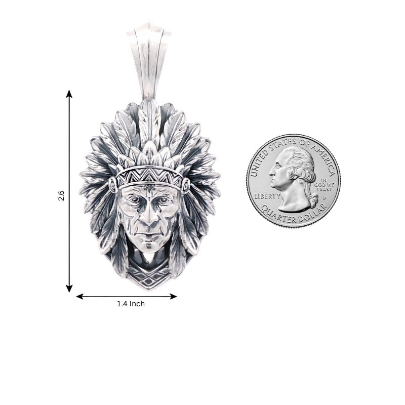 Native Chief Pendant, photo 8 of 8
