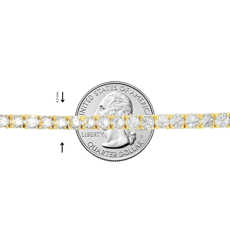 14K Gold 25 Pt Upside Down Lab Diamond Tennis Bracelet, photo 7 of 9
