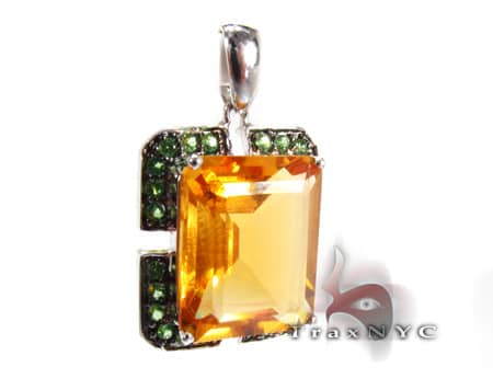 Green Garnet Pendant 9043 - Image 2