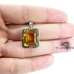 Green Garnet Pendant 9043 - Image 4