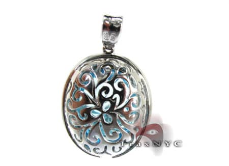 Blue Topaz Pendant 2 9053 - Image 4