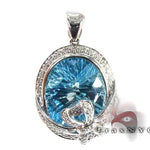 Blue Topaz Pendant 2 9053 - Image 1