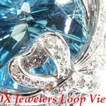 Blue Topaz Pendant 2 9053 - Image 3