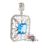 Diamond Topaz Pendant 9054 - Image 2
