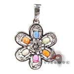 Multi Colored Gemstone Pendant 9058 - Image 4