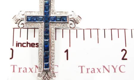 Ladies Sapphire Cross 9065 - Image 6
