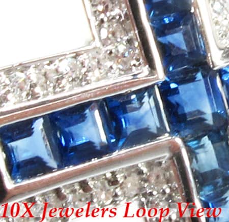 Ladies Sapphire Cross 9065 - Image 3