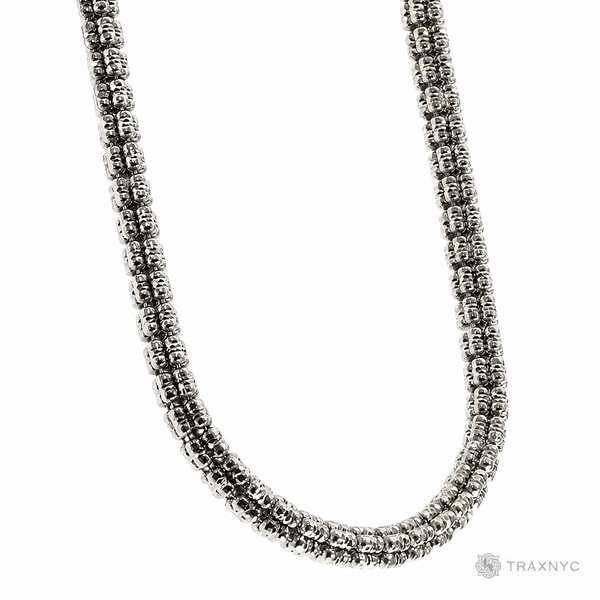 Iced Miami Cuban Link Chain 5mm, .925 Silver | TraxNYC