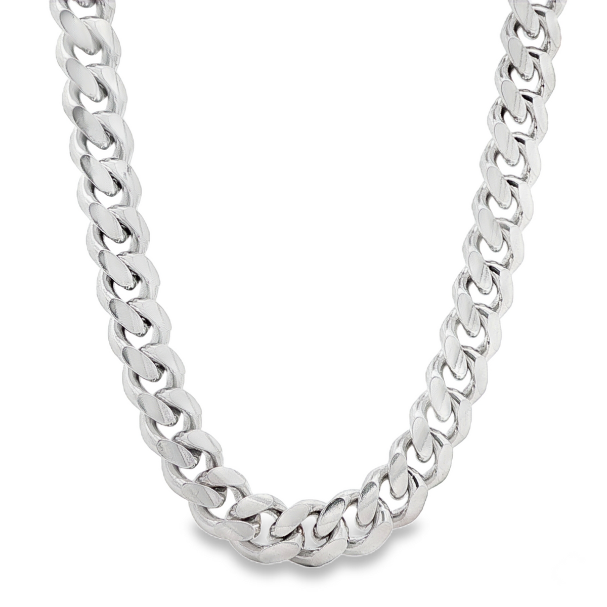 925 Silver Miami Cuban Chain 9.5mm | TraxNYC