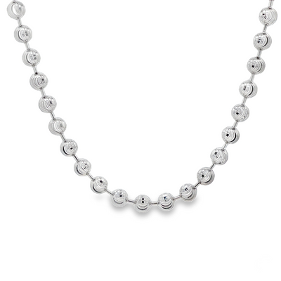 .925 Silver Moon Cut Chain 4.9mm