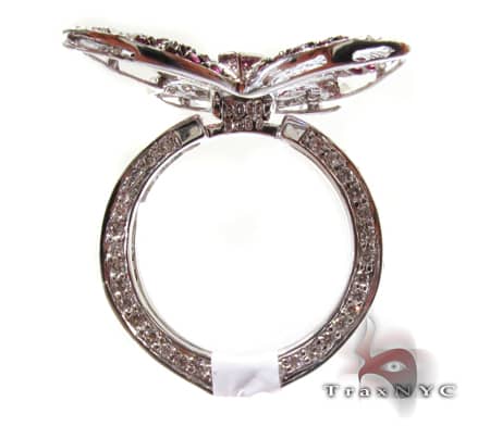 Ladies Ruby Butterfly Ring 9586 - Image 6