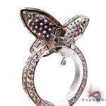 Ladies Ruby Butterfly Ring 9586 - Image 5