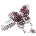 Ladies Ruby Butterfly Ring 9586 - Image 1