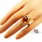 Diamond Citrine Cage Band 9629 - Image 9