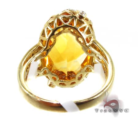 Diamond Citrine Cage Band 9629 - Image 7