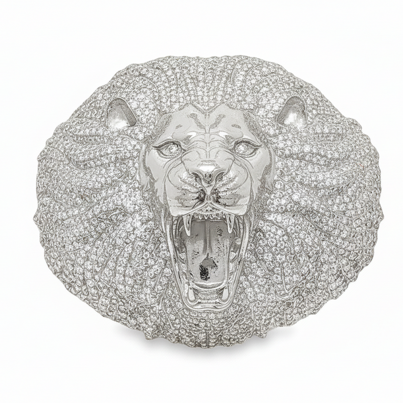 Lion Power Diamond Ring 71140