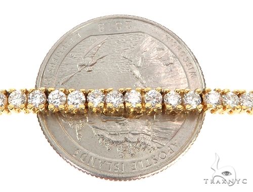 Aaron Hicks 14K Yellow Gold Diamond Chain 64777 - Image 3