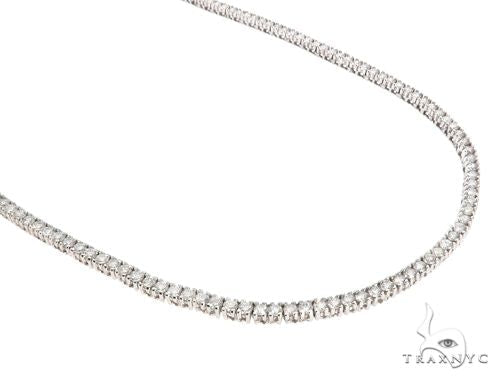 Aaron Hicks 14k White Gold Diamond Chain 64778 - Image 2