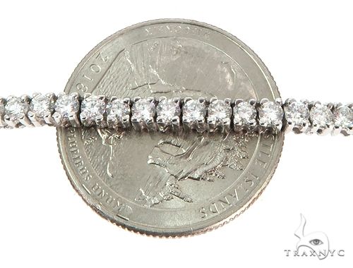 Aaron Hicks 14k White Gold Diamond Chain 64778 - Image 3